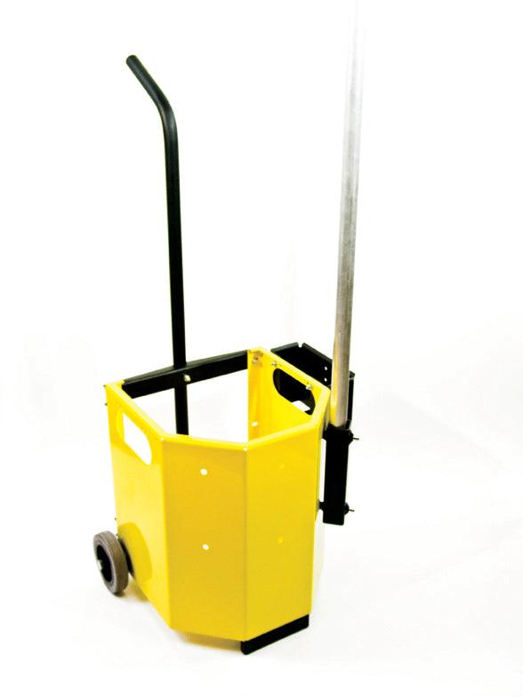 Schwenkarm für Gasschlauch an Gasflaschenkarre