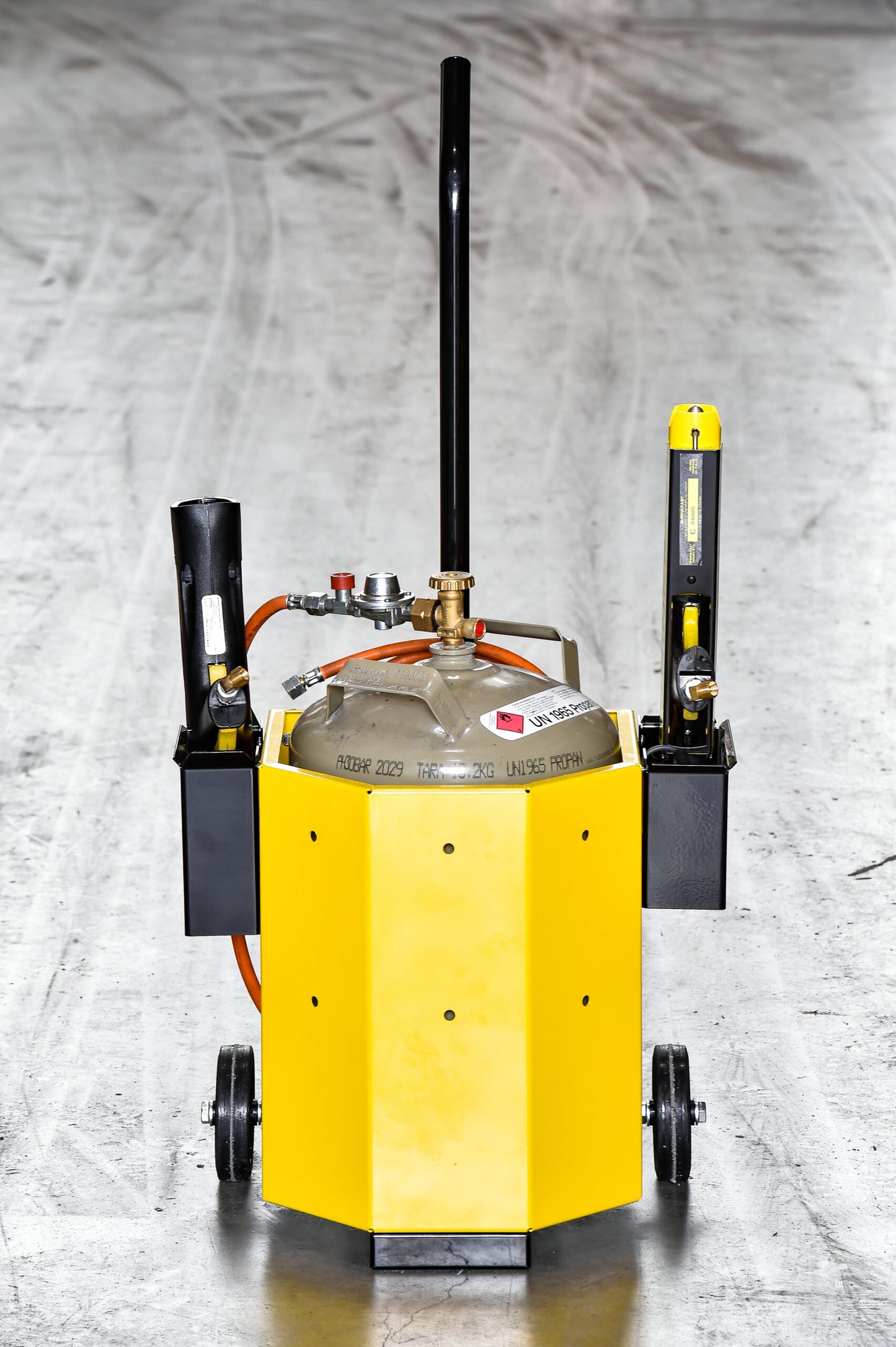 Gasflaschenkarre inkl. Halterung für SHRINKFAST Handschrumpfgeräte